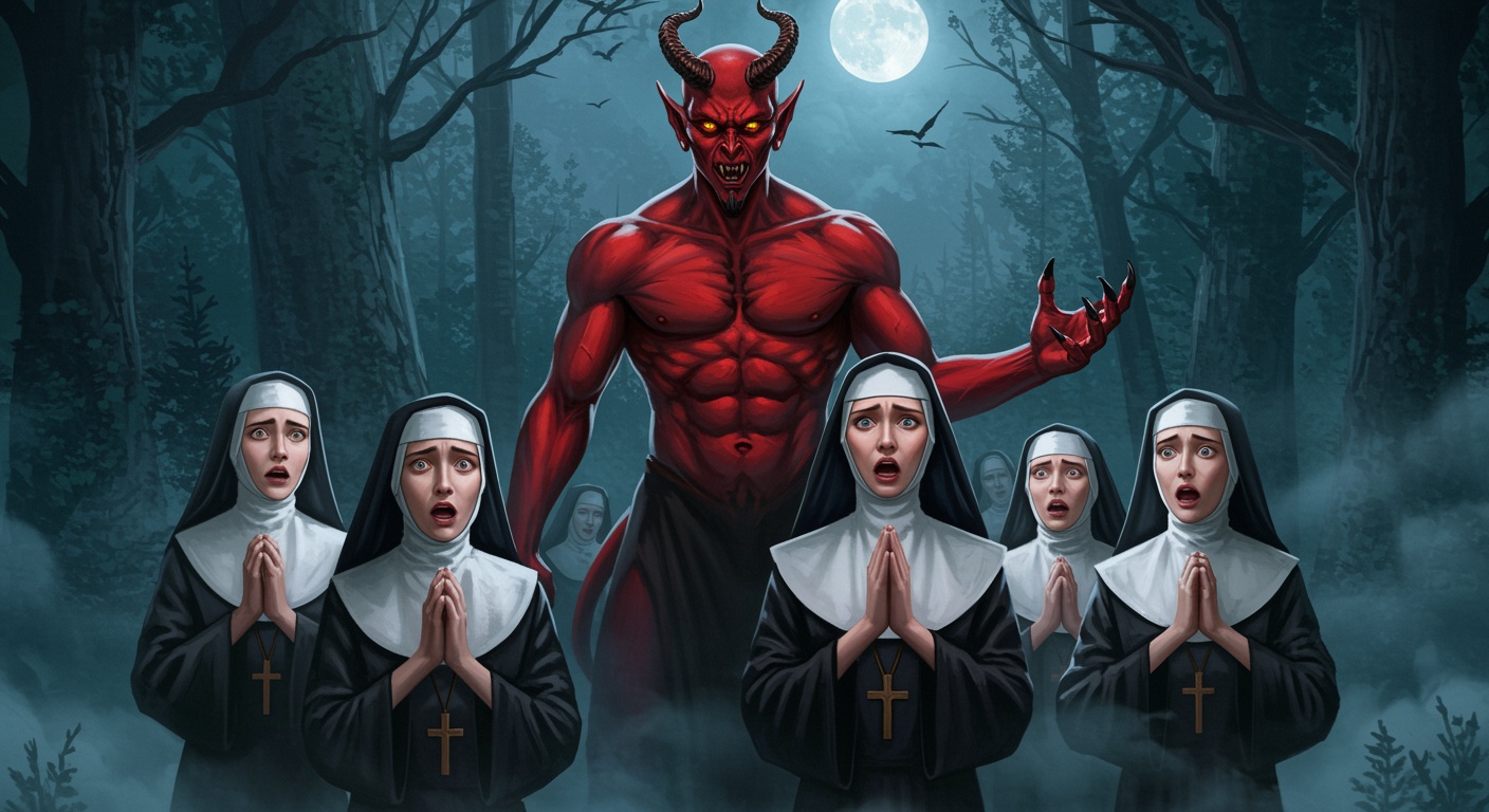 Nuns possessed by the devil