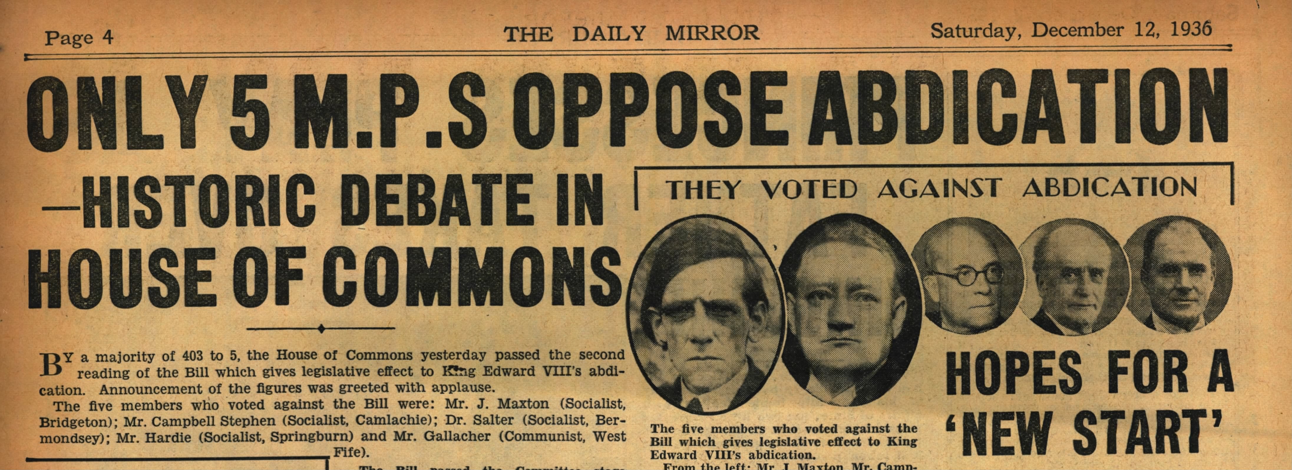 MPs vote for British republic